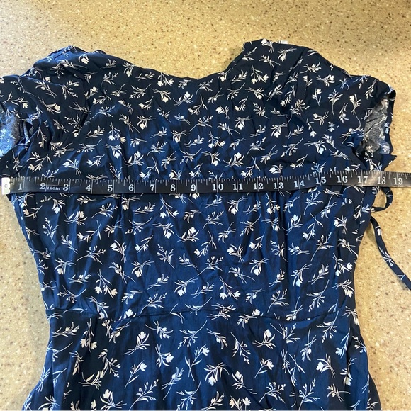 Lulus New Desires Navy Blue Floral Print Backless Maxi Dress - Picture 8 of 11